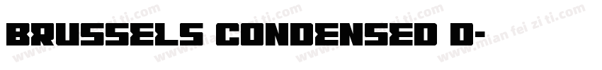 Brussels Condensed D字体转换